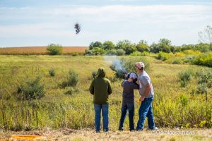 The Mahaska County Pheasants Forever Chapter sponsored a clay pigeon station that introduced youth to the sport.