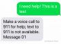 text to 911