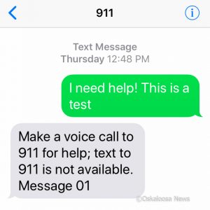 Texting 911 may not be available at all times and to all cell phone users at this point.