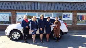 Pictured left to right; Kate Vonk – Independent Beauty Consultant – Mary Kay, Barb DeBruin – Independent Mary Katy Sales Director, Steph Vos – Independent Mary Kay Sales Director, Sue Miller- Senior Sales Director for Mary Kay, Sexual Assault Advocate – Crisis Intervention Services (submitted photo)