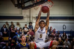 William Penn's JC Washington in action against Maranatha Baptist on Saturday.