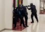 Oskaloosa Police Officers conduct active shooter training at the Oskaloosa High School over the Thanksgiving break.