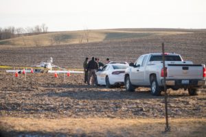 Emergency personnel responded to 210th Street about an aircraft that had crashed. The pilot was found deceased at the scene.