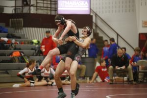 Oskaloosa wrestling 2017-18 (file photo - Denis Currier)