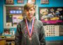 Dylan Van Wyk with his state championship medal.