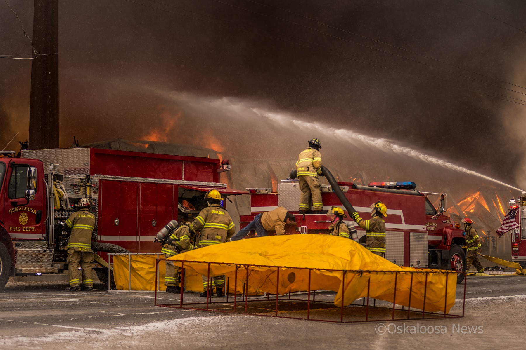 Oskaloosa Business Destroyed By Fire Oskaloosa News Oskaloosa News