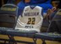Marquis Todd's jersey was on the bench with the Statesmen as they took on Peru State.
