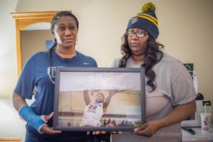Marquis Todd's mother, Michelle Turner, and sister Kimmie, were in Oskaloosa early this week looking for answers.
