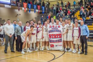 The Oskaloosa Indians defeated Carlisle to claim their place in the state tournament at Wells Fargo Arena.
