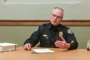 Oskaloosa Police Chief Jake McGee will be retiring at the end of May, 2018.