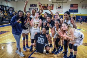The William Penn Women's team celebrated a win that sends them back to the national tournament. They honored their friend Marquis Todd at the conclusion of the game.