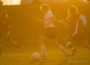 The setting sun created a golden glow over Drost Field as the Indians defeated the Bulldogs.