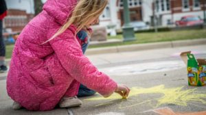 Artists of all ages took part in the 5th annual Chalk the Walk.