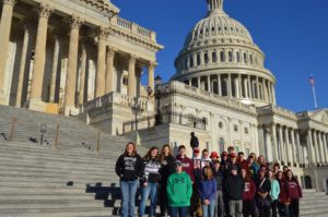 Oskaloosa High School students visited Washington D.C. during spring break 2018. (submitted photo)
