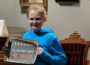 Haiden Spray's first piano lesson