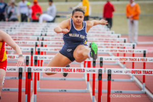 The Statesmen women were fifth out of six teams with 67 points (photo by Denis Currier/Oskaloosa News)