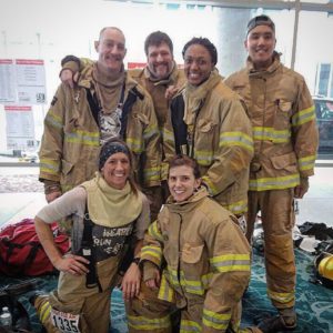 The Oskaloosa Fire Department took on the “Fight for Air” Climb in downtown Des Moines. (submitted photo)