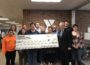 Cargill in Eddyville, Iowa donated $23,095 to the Mahaska County YMCA this past week. It was designated to go to fitness equipment for the facility.