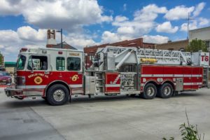 The Oskaloosa Fire Department took delivery of their aerial apparatus on Wednesday, May 9, 2018.