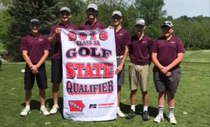 2018 Oskaloosa Boys Golf Team qualified to move on to state this week. (submitted photo)
