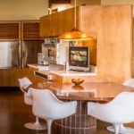 The kitchen and dining area of Marv and Kim Bloems home.