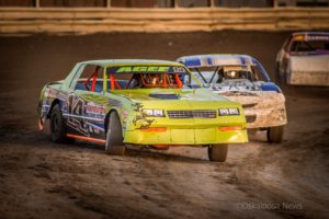Derrick Agee took heat two for Stock Cars at the Southern Iowa Speedway on Wednesday night.