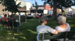 The Mahaska Community gathered for the second of four Friday After Five events in 2018. (photo by Hailey Brown)