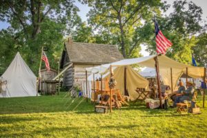 Visitors to Dog Hollow Rendezvous were taken back in time to the 1840's.