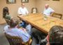 Congressman Dave Loebsack speaks with community members about the challenges being face by communities to stay viable in rural Iowa.