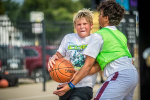 The YMCA youth 3-on-3 basketball tournament drew 17 teams to compete on Saturday.