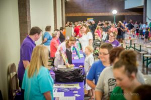 Lots of students and parents came out to the School Fair this past week held at Penn Central Mall.