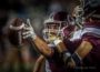 Tyler Miller celebrates his 2nd of 3 touchdowns against Washington on Friday night.