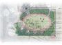 A view of the proposed reading garden expansion at the Oskaloosa Public Library.
