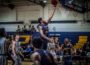 Omar Sherman delivers 2 of his 35 points on Saturday against Shawnee State.
