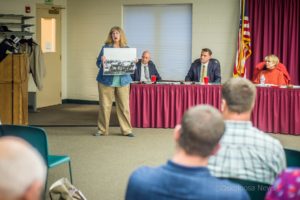 Sandra Rempe shares a photo of her relatives working the ground that could be used as part of the regional airport.