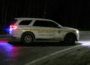 A Mahaska County Sheriff's squad car blocks traffic along 163 during Wednesday evenings fatal accident.