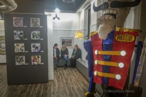 The Oskaloosa Art Center is hosting the 'Face Members Show', which will be on display through January.