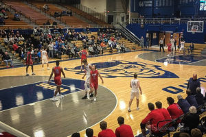 Oskaloosa battled Kansas's Bishop Miege at the Quincy Shootout in Quincy, Illinois on Saturday afternoon, falling 51-42. (photo by Jamie Brockman)