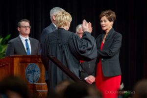 Kim Reynolds was sworn in as Iowa's 43rd Governor on Friday morning.