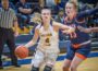 Kate Ylitalo (Jr., Maple Plain, Minn., Biology) came out of the gates red-hot racking up 10 points in the first quarter to guide the navy and gold to an early 21-9 advantage after one quarter of play.