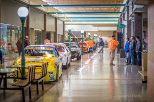Race cars filled the hallway at Penn Central Mall on Saturday and Sunday.