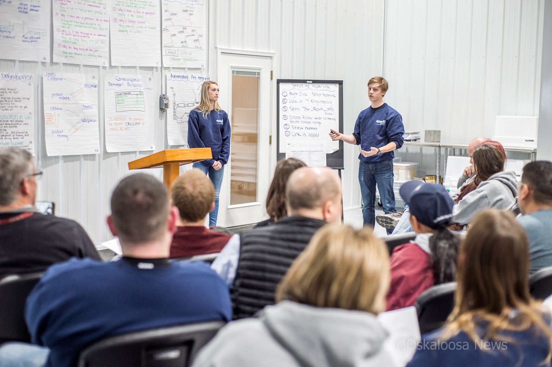 Students And Companies Work Together While Learning Oskaloosa News