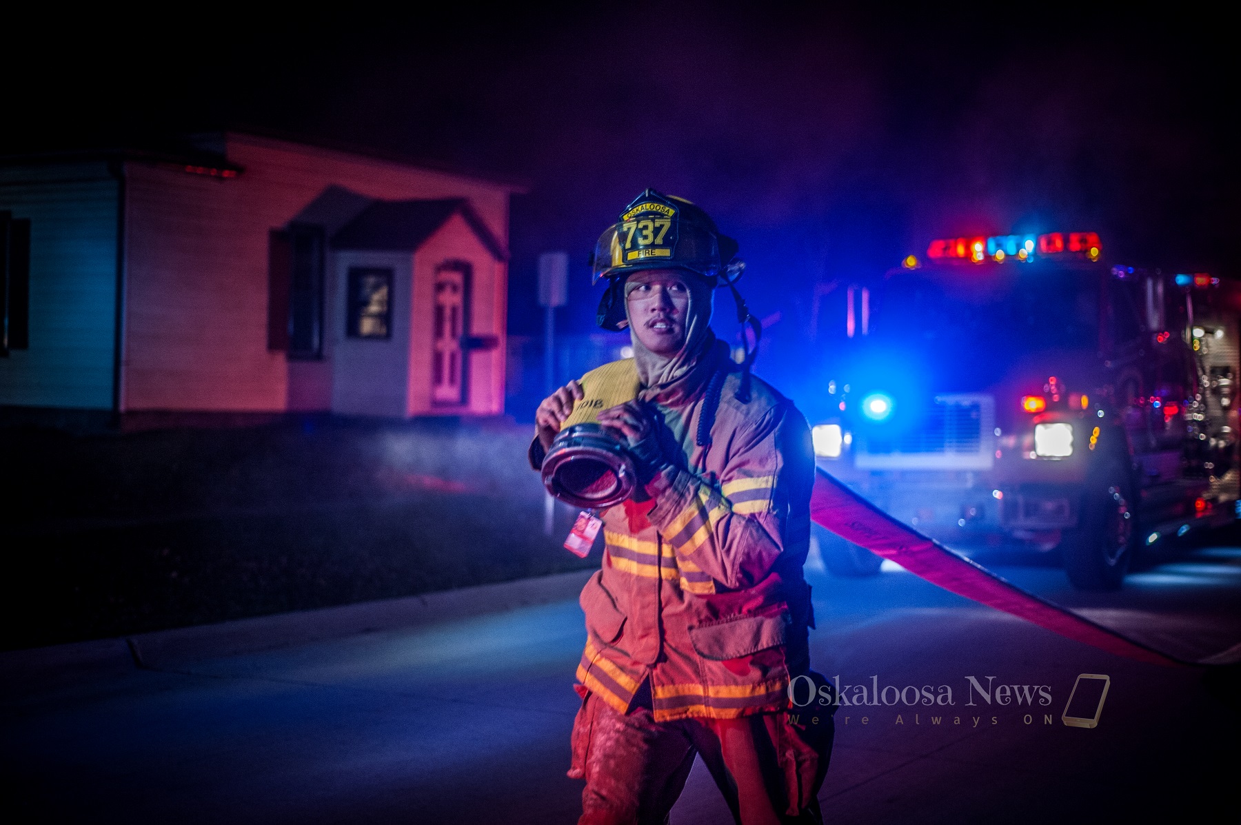 Oskaloosa Fire Battles House Fire Friday Evening Oskaloosa News