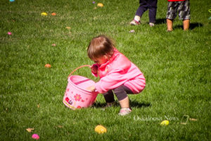 Kids of all ages took part in the Bank Iowa/William Penn Easter Egg Hunt on Saturday morning on the William Penn University Campus.