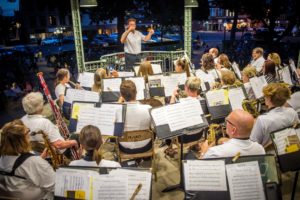 The Oskaloosa Municipal Band had their final performance of the 2019 season on Thursday night. They were joined by the Lux String Quartet.