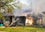 Fire caused extensive damage to this home in the 1100 block of 4th Avenue East on Sunday evening.
