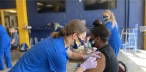 William Penn University Nursing Students Assist with Vaccination Clinic