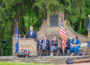 Commander Larry Spencer (USN Retired) address those in attendance at the 2021 Memorial Day Ceremony at Forest Cemetery on Monday.