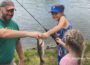 People of all ages took advantage of the free fishing weekend in Iowa.