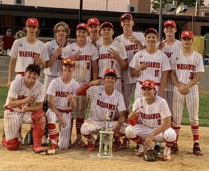 North Mahaska knocked off Pekin 8-7 in the championship game of the Eddyville-Blakesburg-Fremont baseball tourney Saturday. Photo courtesy Jennifer Readshaw
